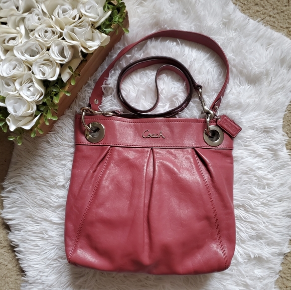 Coach Handbags - Coach Ashley Leather Crossbody Hippie Bag